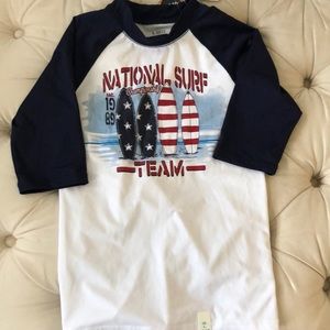 Boys Swim Shirt Size L (10-12)